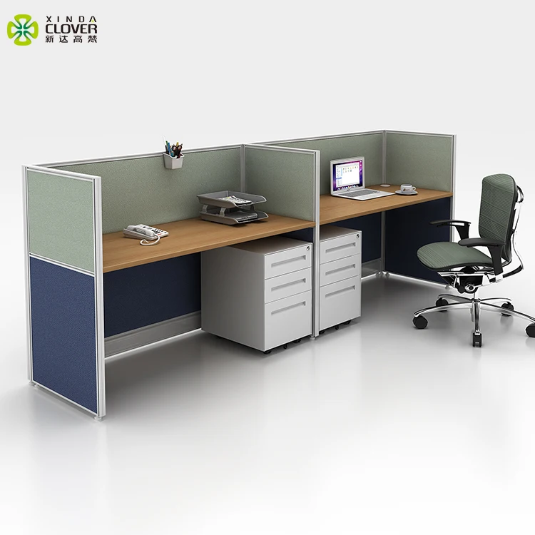 Office Partition Design Modular Furniture Face to Face 2 Peoson Interior Office Workstation Partition