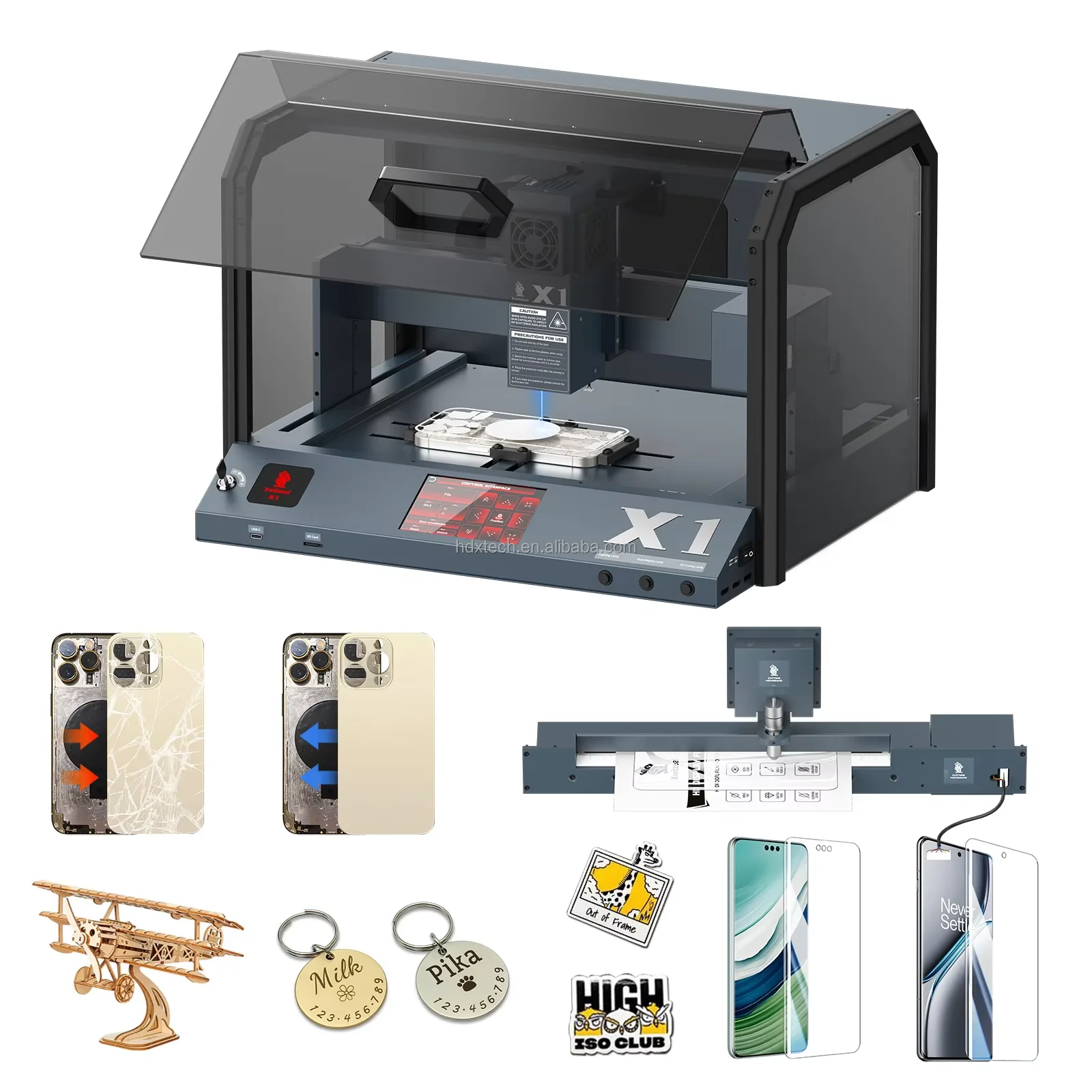 XWITZEAL X1 - Efficient Phone Fix Machine for DIY Engraving