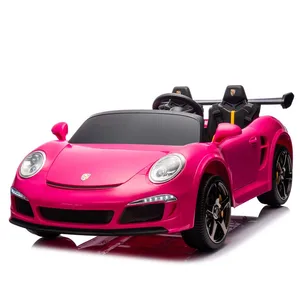 RUF Oversized Two-Seater Electric Ride-On Plastic Toy Car for Kids Licensed Kid's Car with 2.4G RC for Ages 2 to 8 Years