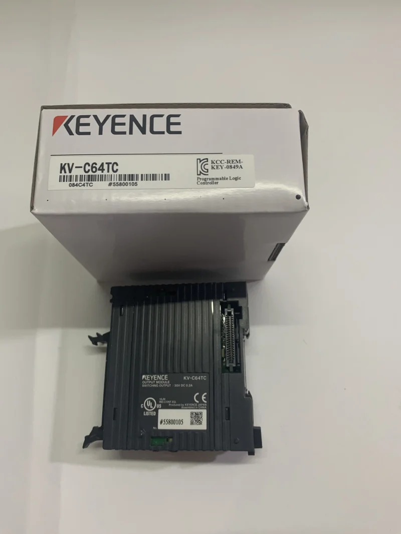 64 Point Connector KEYENCE KV-C64XA Programmable Controller Origin