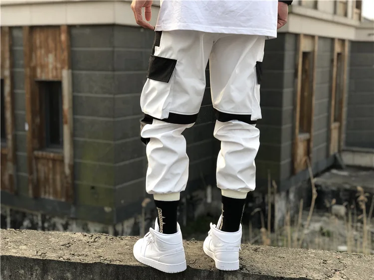 Streetwear Black and White Pants