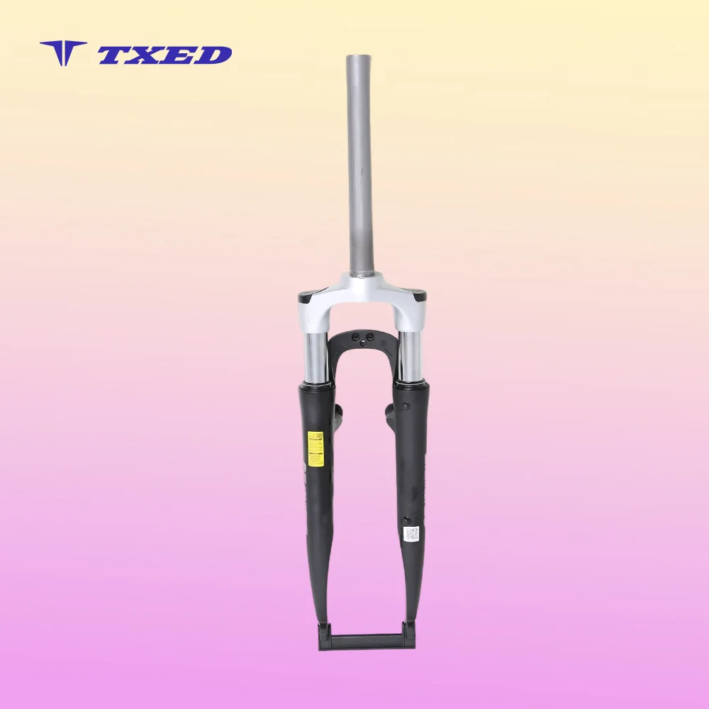 Aluminum Alloy Suspension Fork 26" 63mm Travel Coil Spring V-Brake Mount for BMX & Kids' Bikes