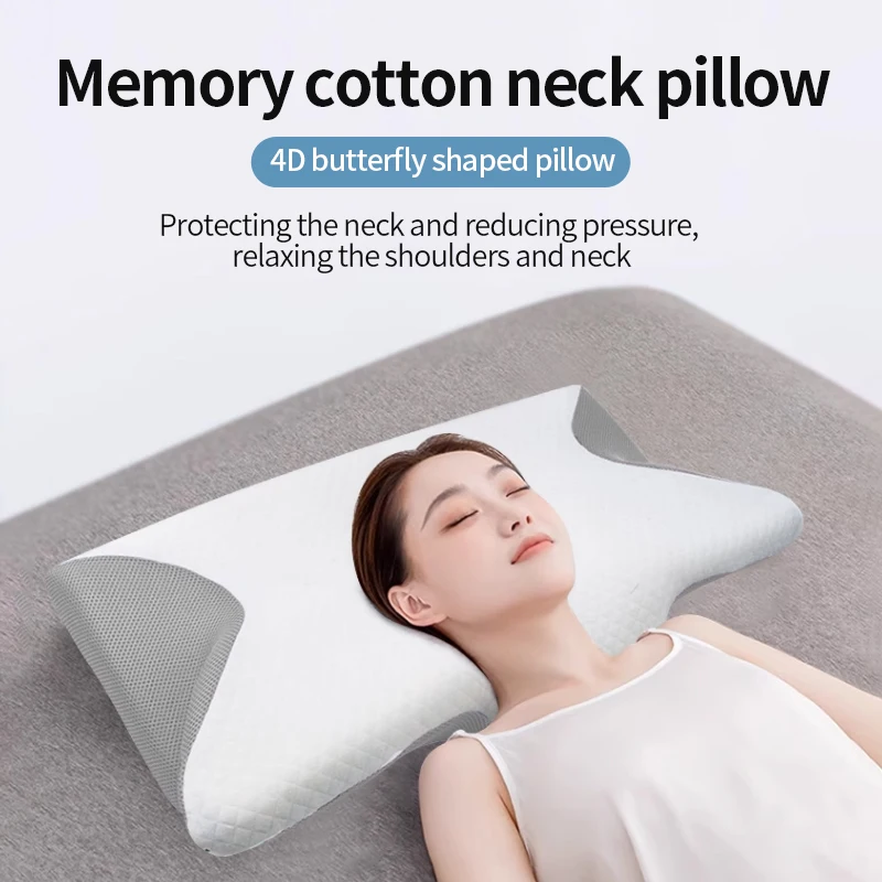 Ergonomic Cervical Contour Cheap Memory Foam Pillow Orthopedic Sleeping  Pillows