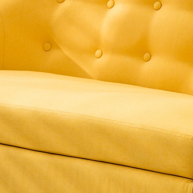 Best Seller Living Room Sofa Sets Furniture Fabric Tufted Two Seater Sofa manufacture