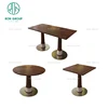 restaurant table set
