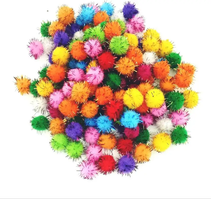 「高評価！」注目のレビュ PomPom Kids Craft Colors Metallic 5CM 3CM 2CM 1CM Mixed Pack アウトドア寝具