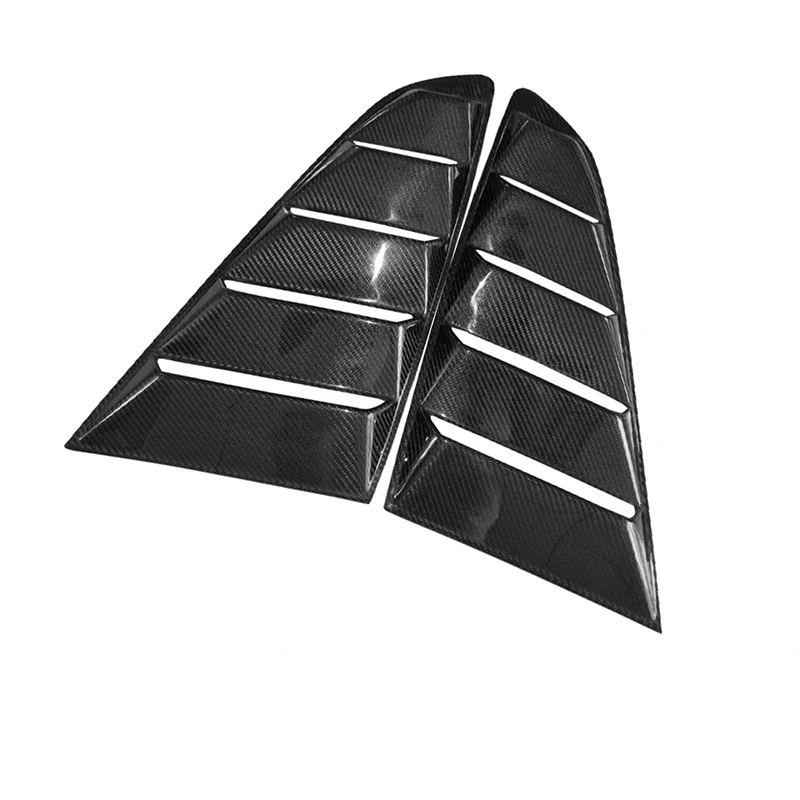 Carbon Fiber Rear Window Vents For Ford Mustang 2015-2017