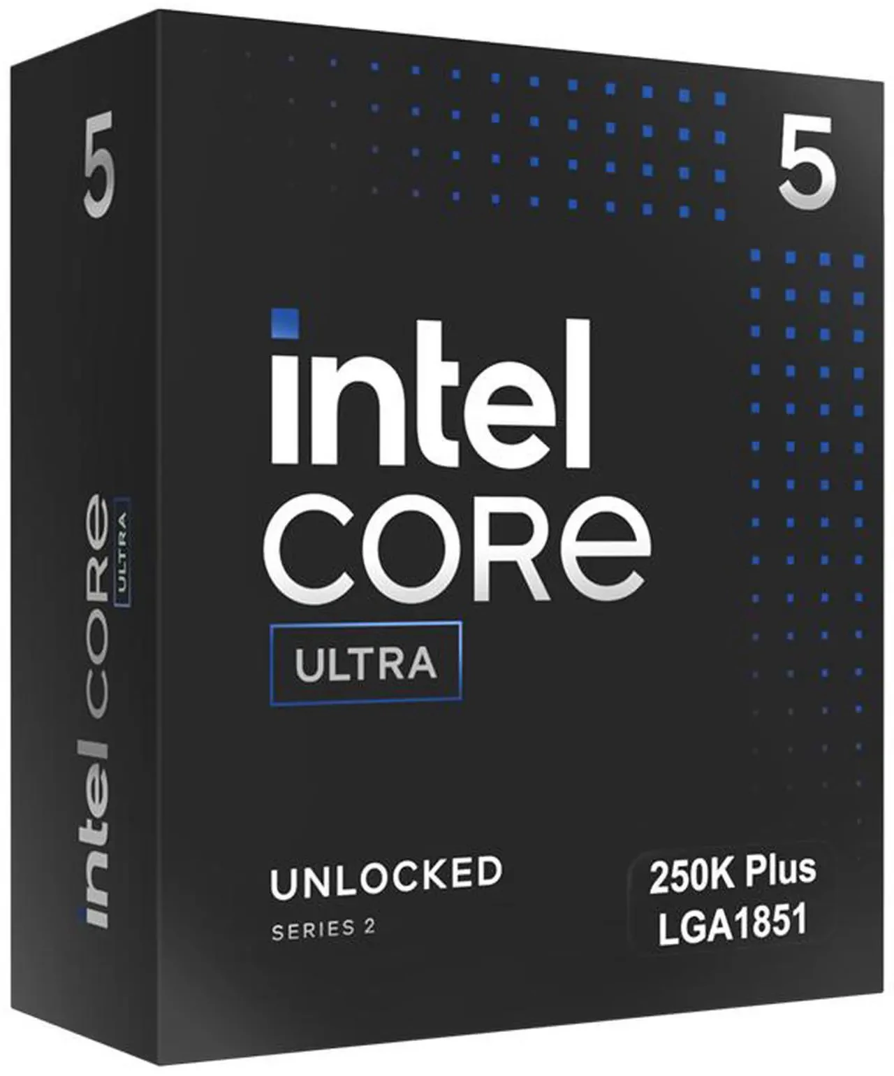 Intel Core i5 250K Plus 18-core LGA 1851 processor (6 P cores + 12 E cores), 18 threads, up to 5.3 GHz, desktop CPU, boxed version.