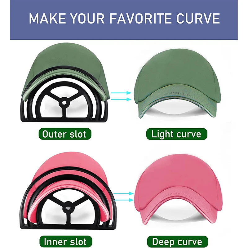 thumbnail image 2 of 3DMelty Hat Bill Bender - Baseball Cap Brim Curver/Shaper - Multiple Colors (Black, Red, White, Blue) 2 of 4