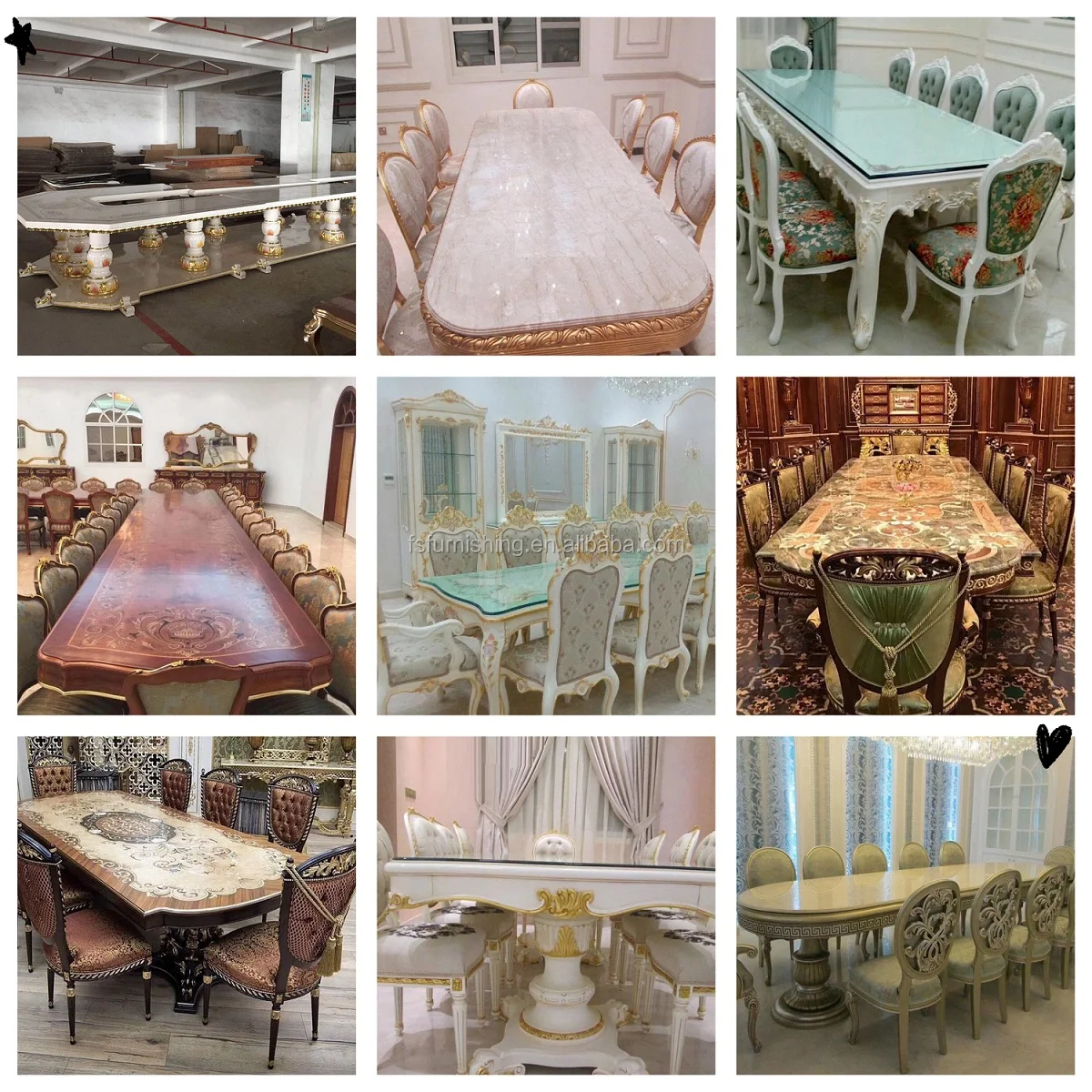 
CL06 итальянский неоклассический обеденный стол рококо, Прямоугольный Обеденный стол ручной резьбы в стиле барокко для столовой 