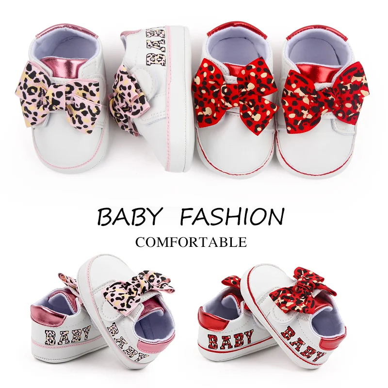 Big Bow Design Fancy Baby Girl Shoes Casual Sport Shoes for Girls details
