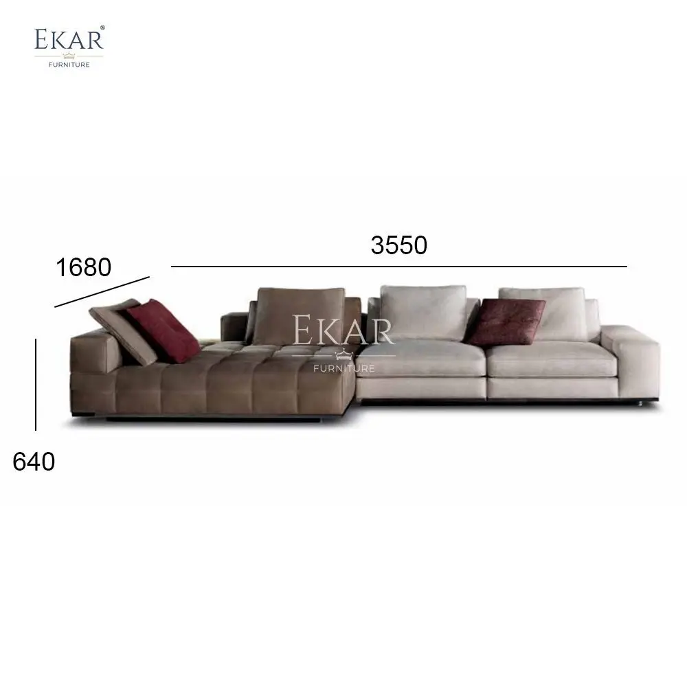 product modern designer sofa set new import pine wood without armrests velvet modular contemporary style bed for living spaces-70