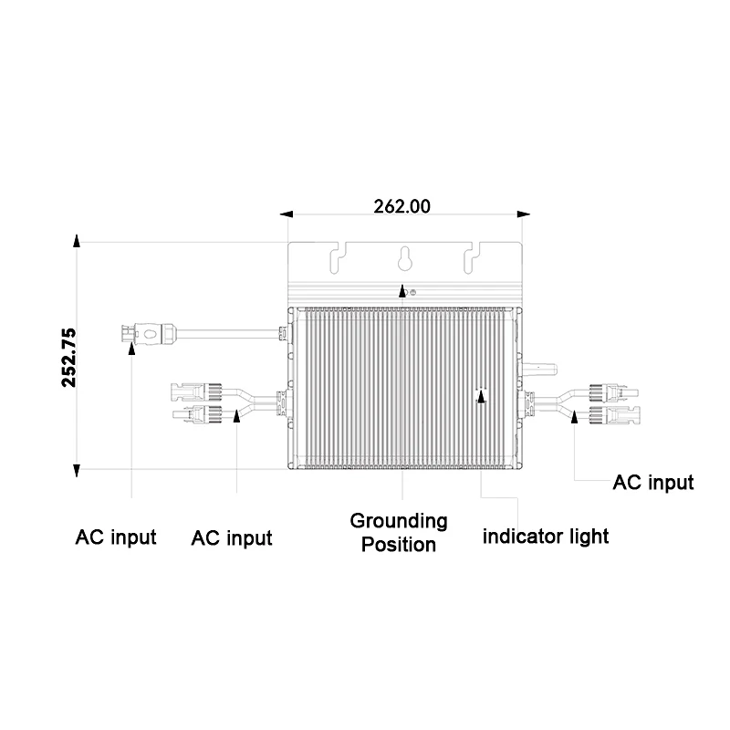 product avcon 1000w single ac micro inverter solar panel kit portable solar energy system for home use  balcony microinverter-1