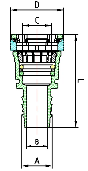 Fuel Quick Connector Drawing