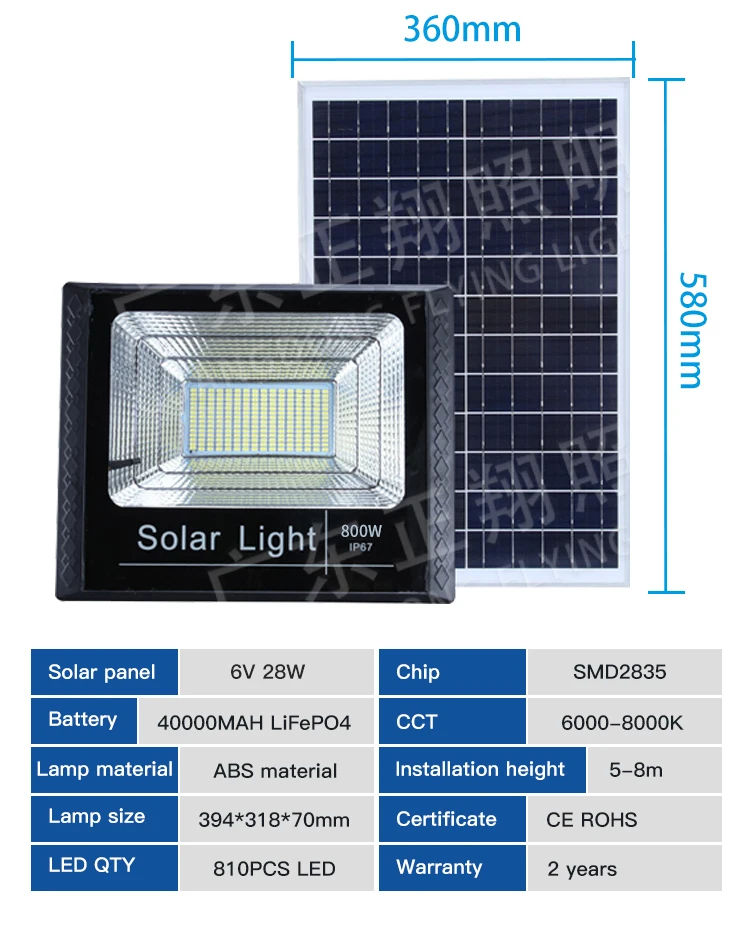 Super Bright Energy Saving Waterproof Outdoor Street IP65 10w 20w 30w 50w LED Solar Flood Light