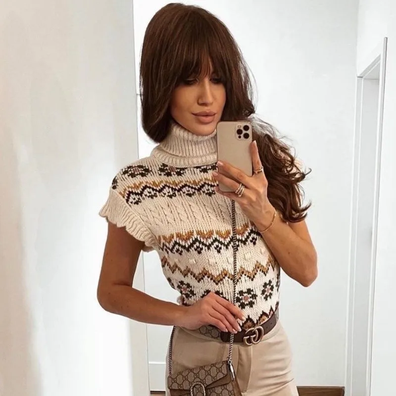 knitted vest tops ladies