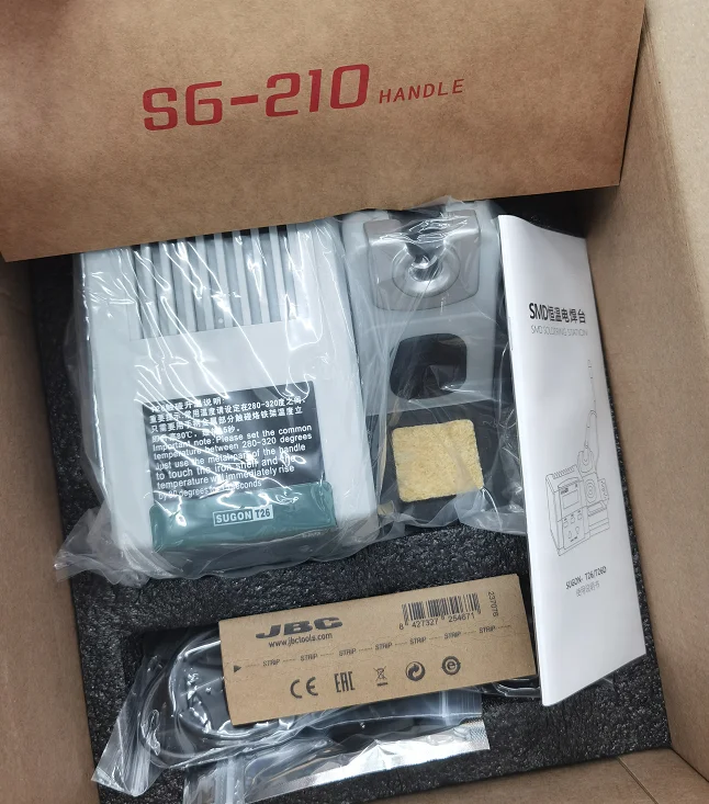 Factory Sales SUGON T26D Electronics Soldering Iron Gun Kit SMD Welding Soldering Station With 210 Soldering Tips