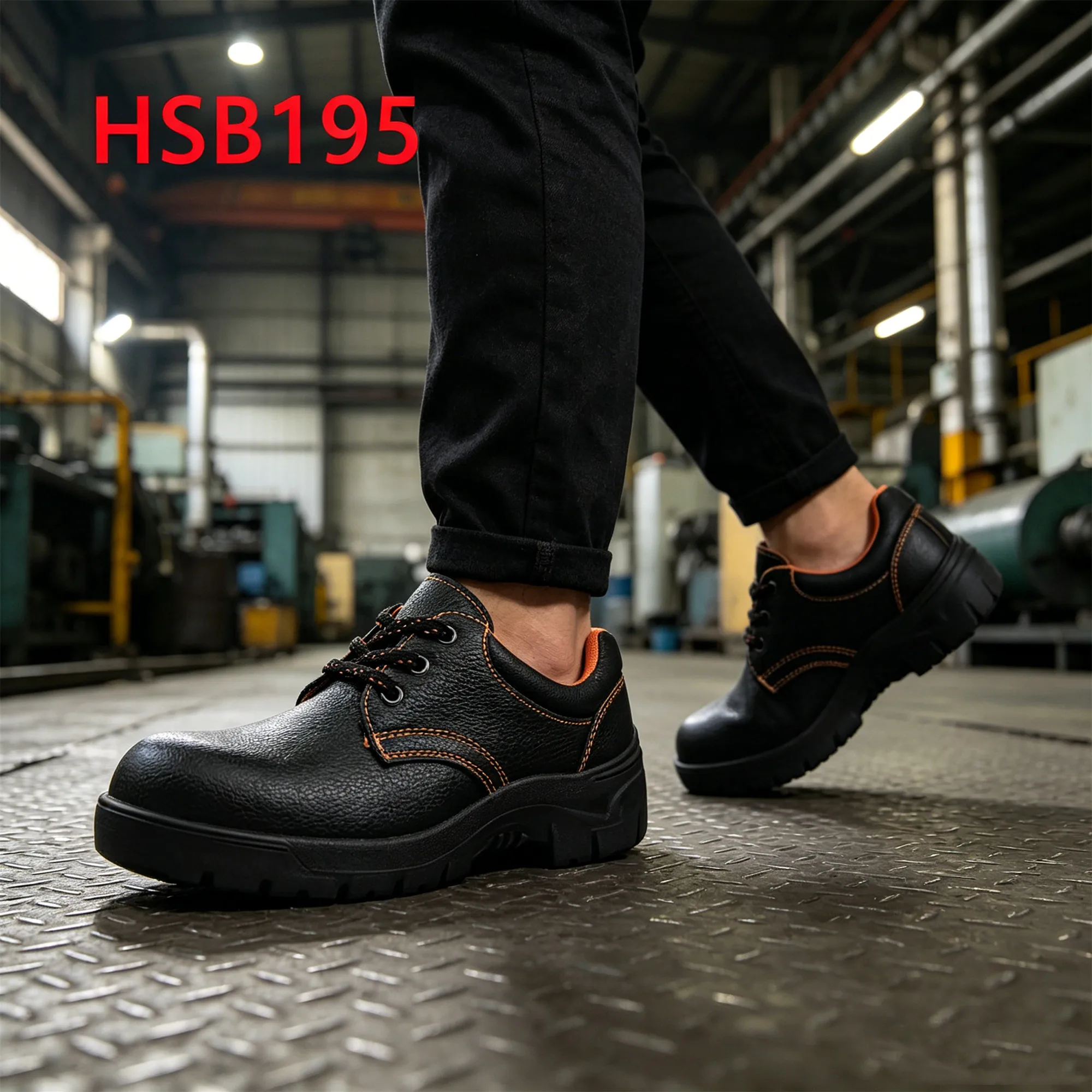 ZYF,Factory Shop Anti-acid&alkali PU/PU Injection Sole Safety Shoes Heavy-duty Work Steel Toe&midsole Insert Labor Boots HSB195