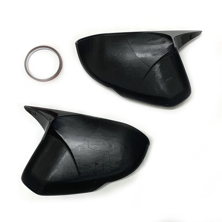 product tiypeor car rearview rear view side mirror cover tirm fit for honda cr v 2023 2024 ox horn rear view side door mirror cover-7