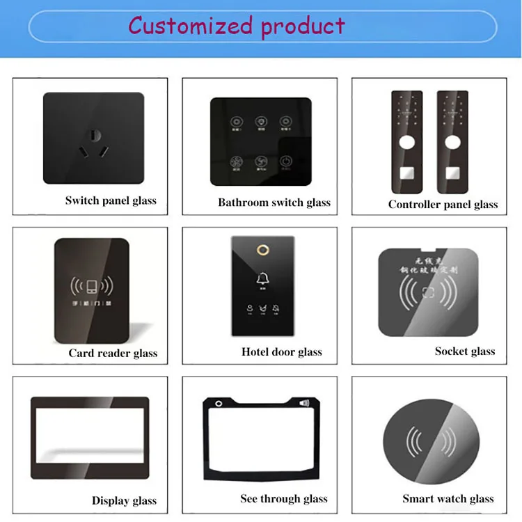 Printable Logo Switch Control Glass Panel Screen Printing Light ...