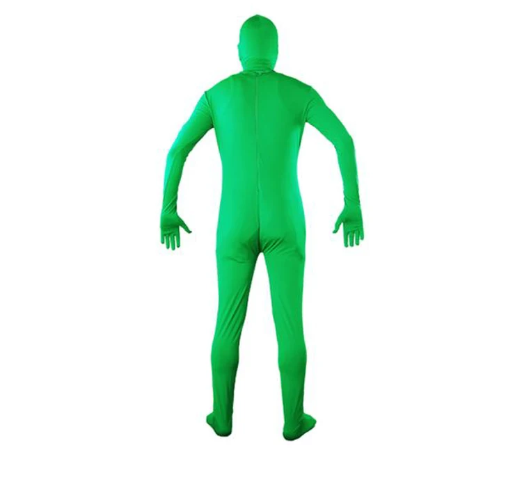 Invisibility Cloak Stealth Costumes Green Background Man Clothing