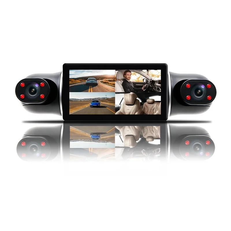 Hidden Cam Video Sound Recorder 3inch Dash Cam With Wifi Gps Full Hd 1080p Mini Dvr Camera 4 Cameras Dash Camera