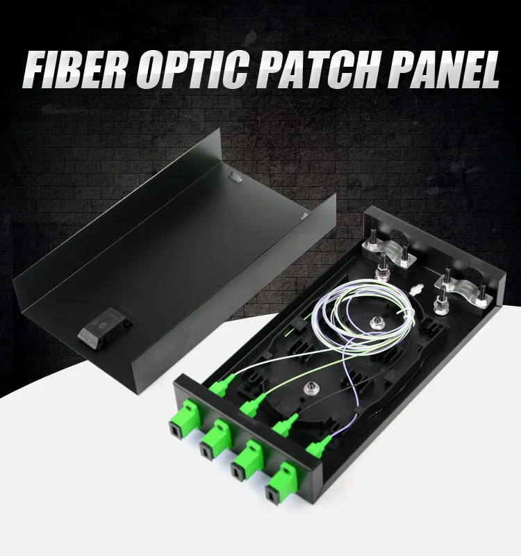 Customized 4 Port Simplex SC/APC TCP Desktop Type Wall Mount Optical ...