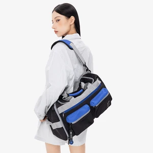 NOXXON Carrying Bag for Travel Large Capacity Duffel Travel Bag with Shoe Compartment Custom Duffle Gym Bag for Unisex