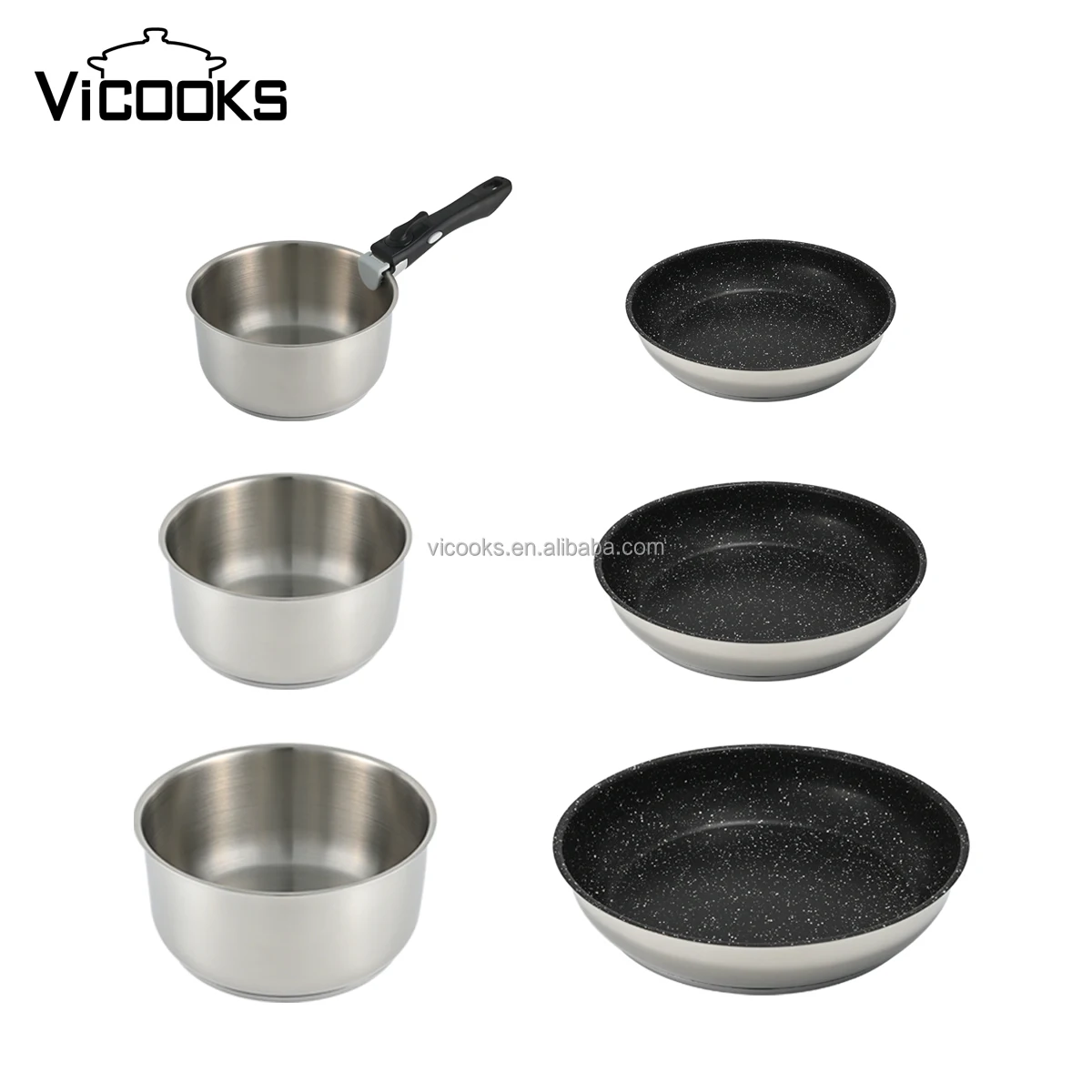 Wholesale Household Cookware Maifan Stone Four-hole Fried Egg Pot Non-stick Pans