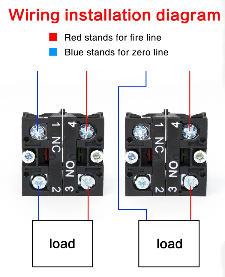 High Quality Xb2 Indicator Selector Rotary Push Button Switch Two Gears ...