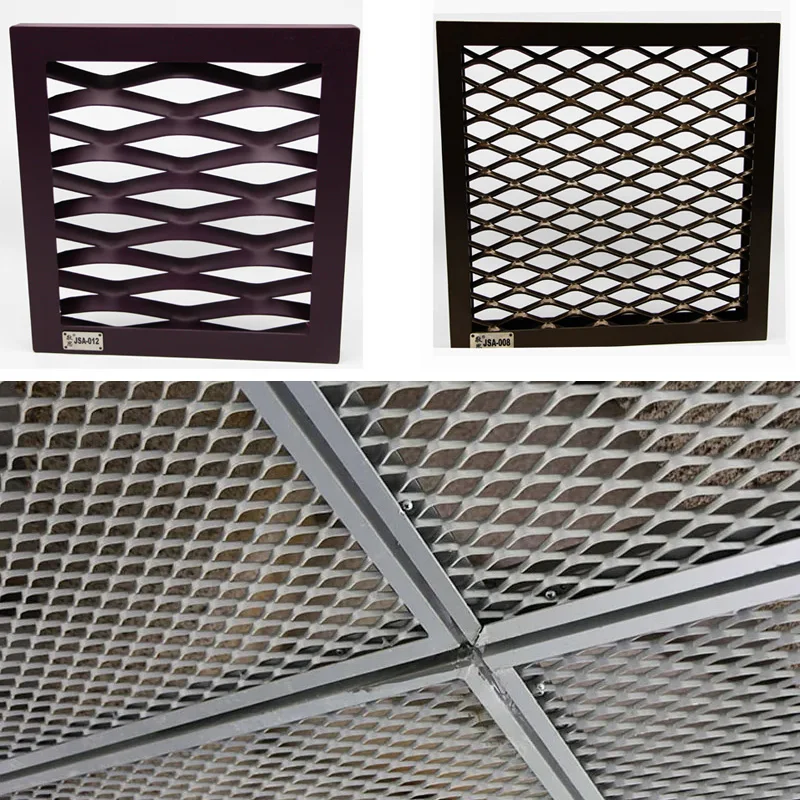 Fish Scale Powder Coated Decorative Aluminium Expanded Metal Mesh Sheet for  Ceiling