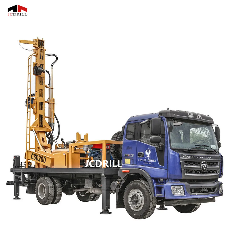 water well drilling rig  CWD200 clawler mounted