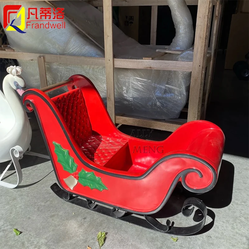 Personalized Outdoor Resin Christmas Ornaments Life Size Fiberglass