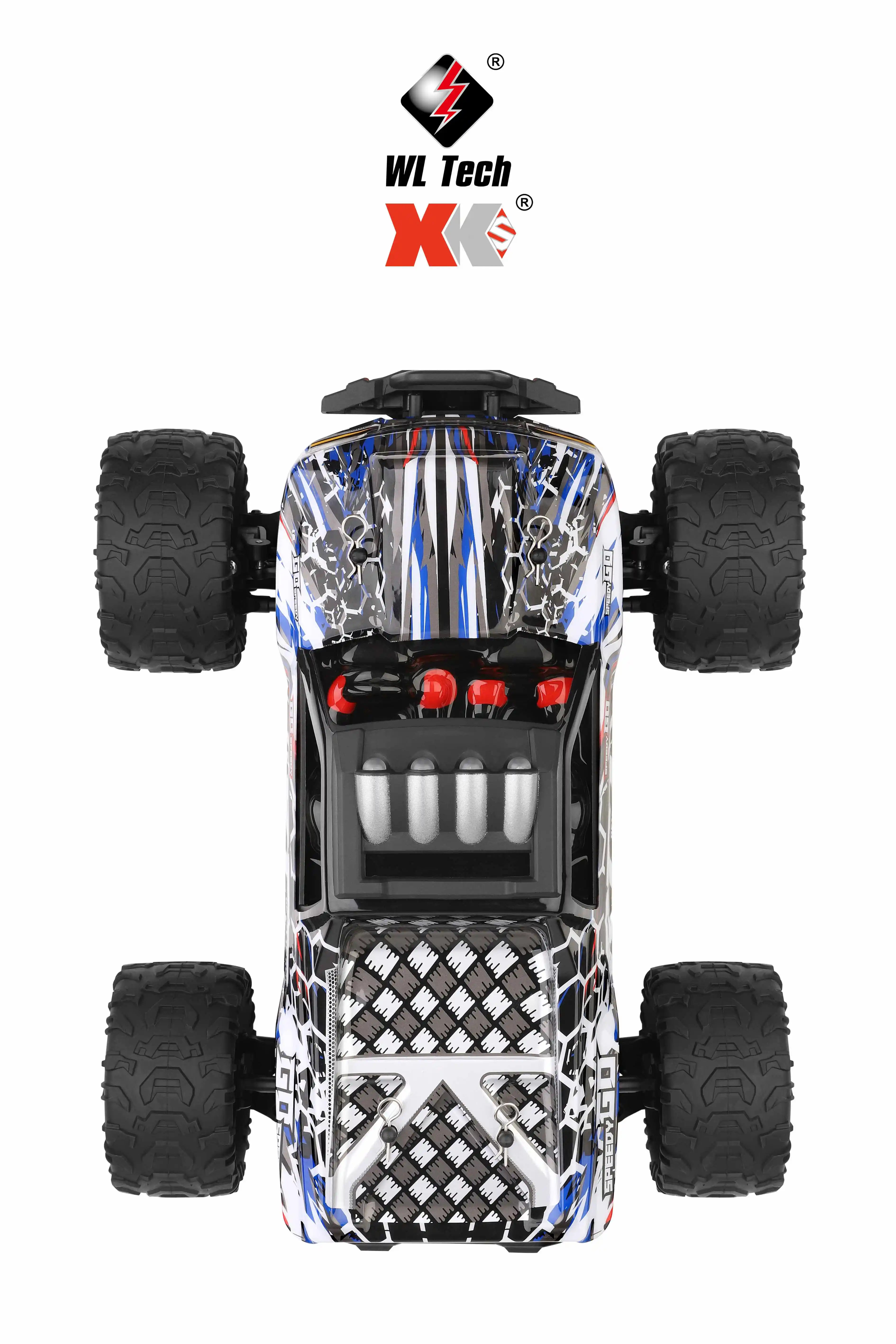 原装wltoys 144018 rc汽车1:14电动4wd碳刷越野车遥控模型合金高速