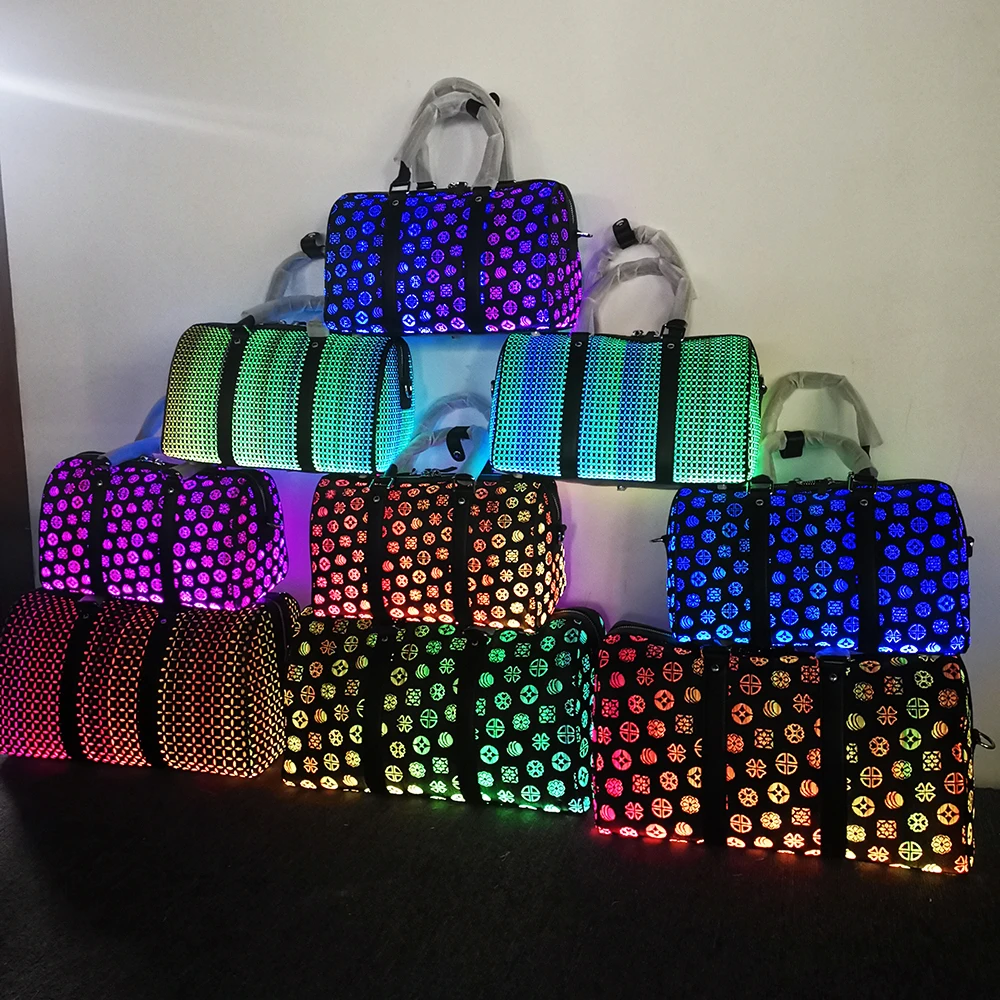 Supreled LED bag Light Sling Bag - Fiber Optic Light Up Smart Jacquard –  supreled