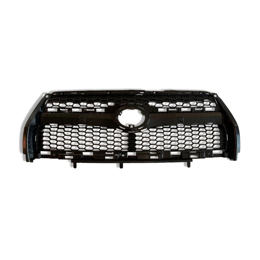 TIYPEOR Front Bumper Grille Assembly for 2009 - 2012 Toyota RAV4 Limited Black ABS Grill Bumper Holder Bracket
