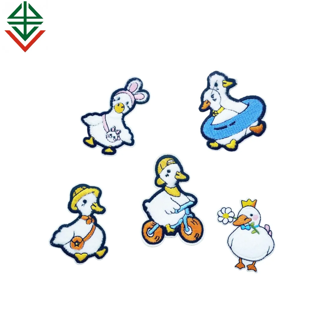 Funny Duck Embroidered Applique Patches Sew on Iron on Patch Accessories Chenille Embroidery Patch