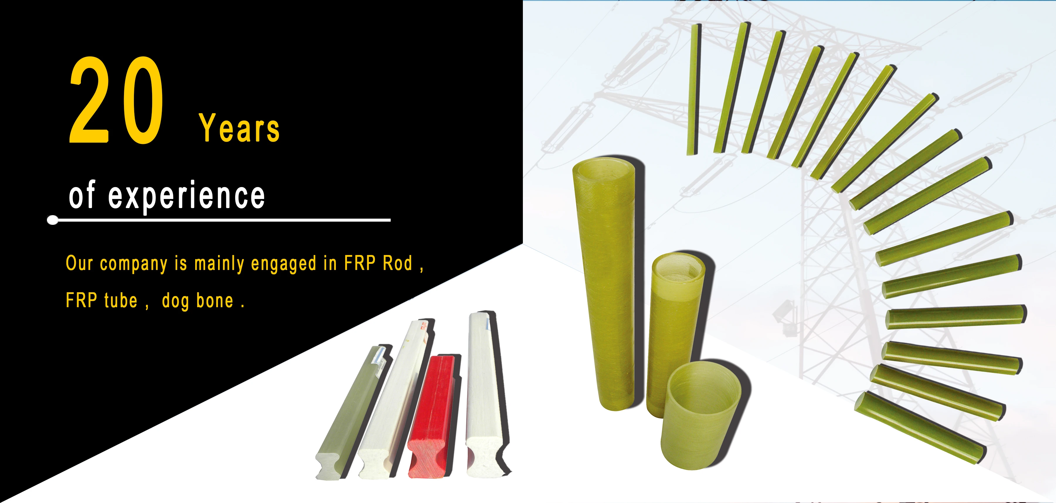 Fiberglass Epoxy High Voltage Threaded Rod & Square Bolt