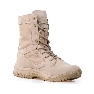 Factory OBM ODM Custom Wholesale Leather Desert Boots Lightweight Breathable Suede Tactical Shoes