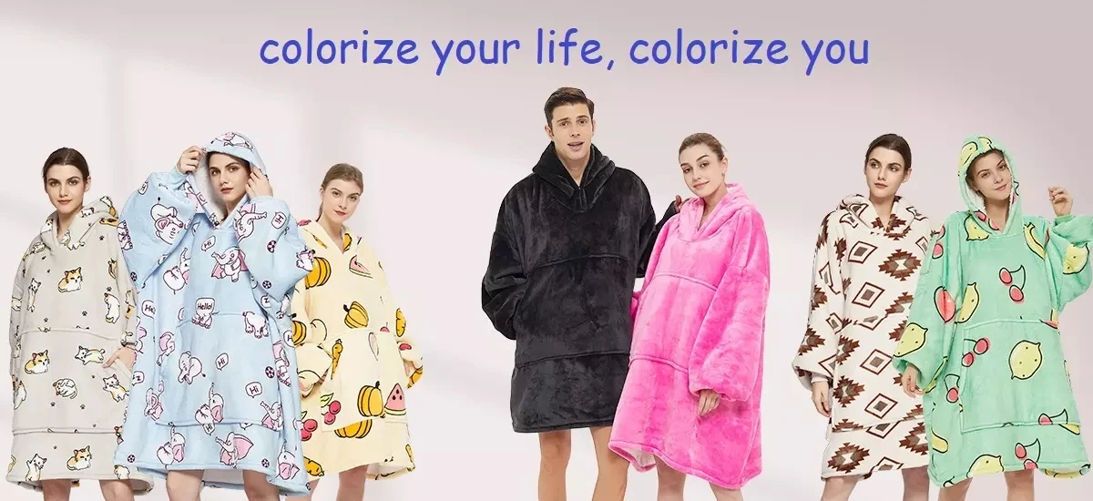 Electric Heated Wearable Blanket Hoodie With Battery Oversized Sherpa