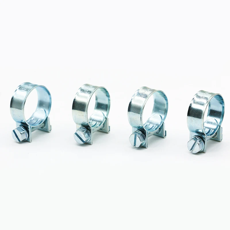 Хит продаж Сверхмощный зажим для шланга из оцинкованной стали мини-хомуты с винтами