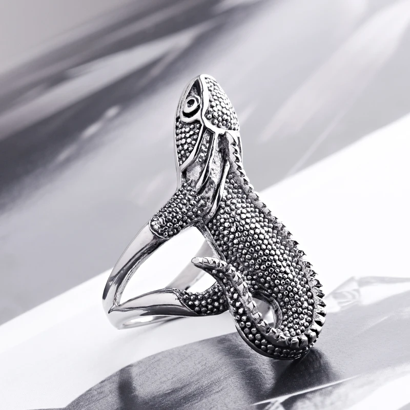 ファンタジーフォージジュエリースチームパンクラージイグアナ爬虫類爪