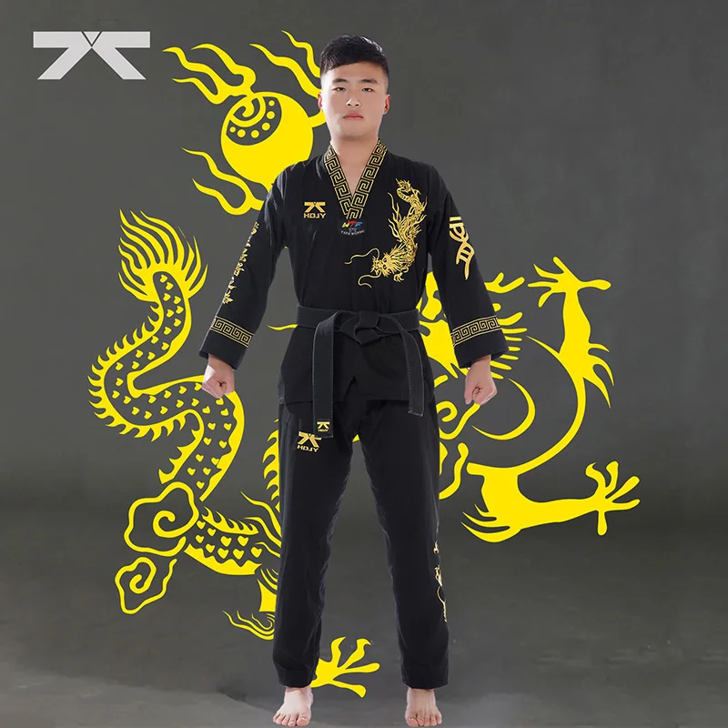 Martial Arts Black And Yellow Jogging Suit Custom Adidas Martial
