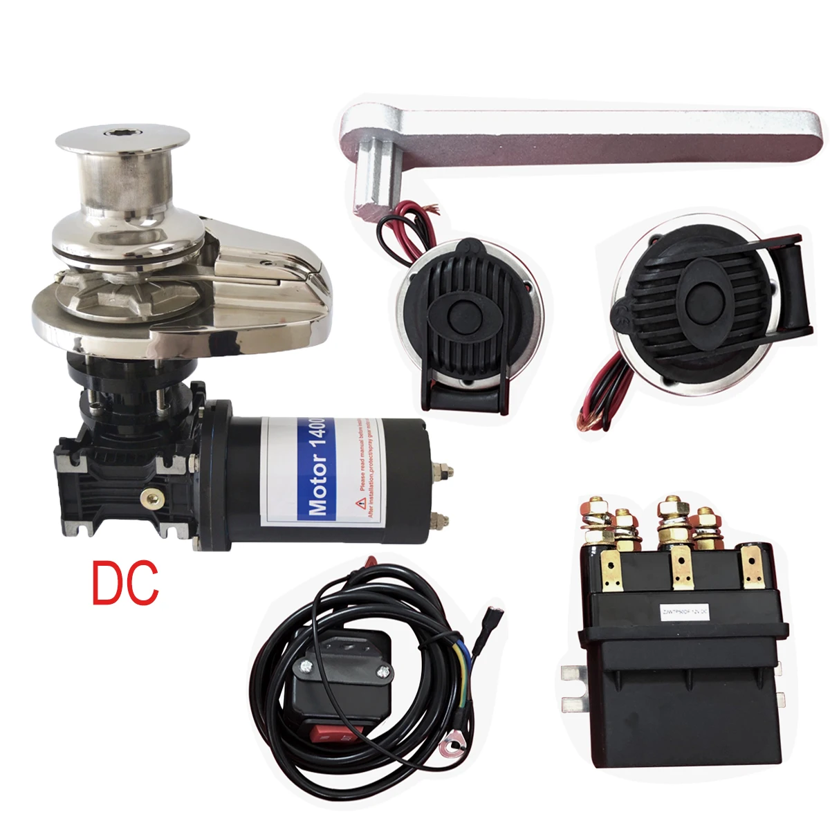 ZD Boat Anchor Winch 12v Electric Vertical Windlass Capstan