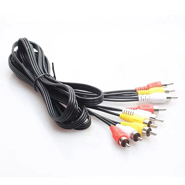 råolie Forberedelse bent Wholesale AUX Cable RGB Red Yellow White Adapter 1.5M 3 RCA Male Plug to  Audio Video AV Cable for Laptop TV DVD From m.alibaba.com