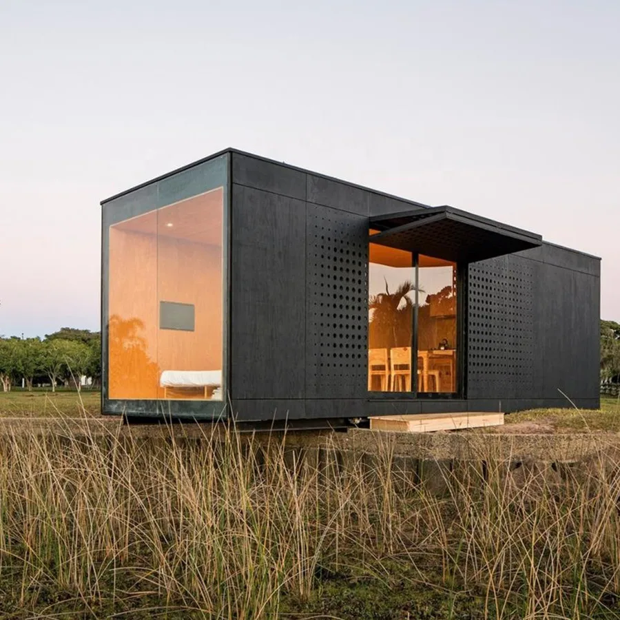 Super Low Cost Containers Prefabricated House Fast Build Light Steel Villa Tiny Prefab House Apartment Home Garden Office