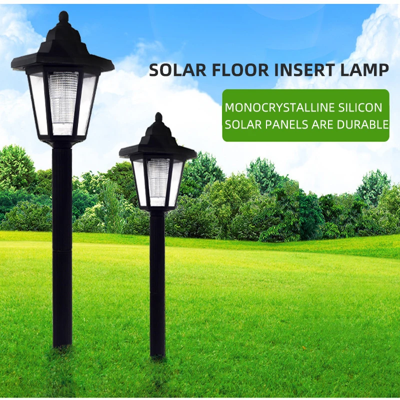 Classic LED Solar Powered Outdoor Garden Light  Landscape Lawn Decorative Patio Solar Post Light details