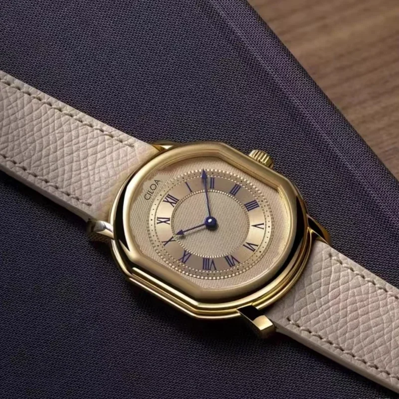 CILOA Gold Custom Men's Retro Watch - Waterproof Quartz