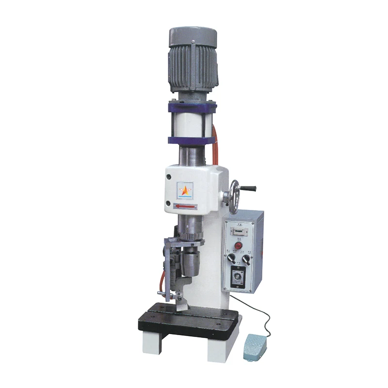 Low Cost  USUN Model :UYH-143   Paper Hinge Joint Fence Pneumatic Spinning  Riveting Machine  for Sale