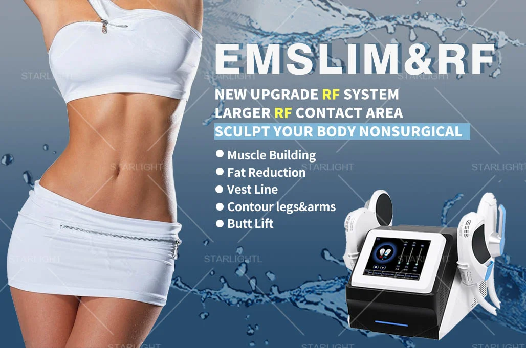 Professional EMS Slimming Burn Musule Fat Removal Em Counting